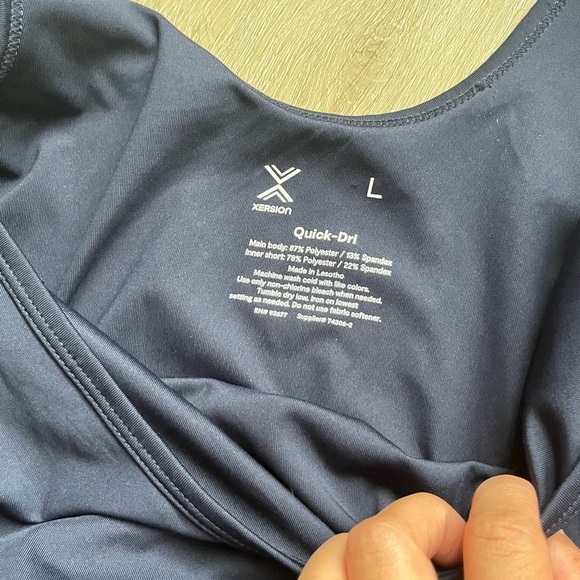 Xersion Quick-Dri Athletic Dress Tennis pickleball SZ L Blue NWT - Picture 6 of 7